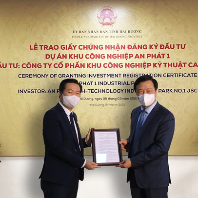 KCN Quốc Tuấn - An Bình của An Phát Holdings nhận giấy chứng nhận đăng ký đầu tư, chính thức đổi tên thành KCN An Phát 1