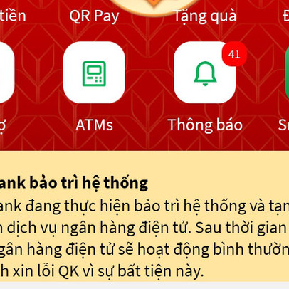 Kênh ngân hàng điện tử VPBank bị gián đoạn dịch vụ do sự cố lỗi đường truyền