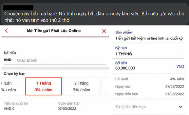 Khách hàng bức xúc vì không được tính lãi tiết kiệm các ngày nghỉ Tết, ngân hàng nói gì? - Ảnh 2.