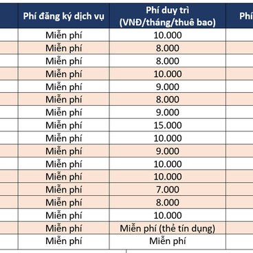 Khách hàng được khuyên dùng SMS Banking để theo dõi tài khoản, vậy các ngân hàng đang thu phí tin nhắn tới điện thoại thế nào? - Ảnh 1.