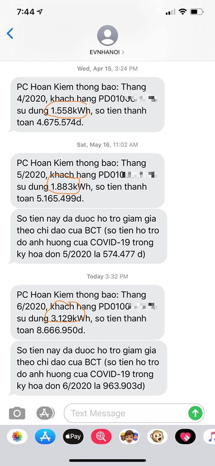 Khách hàng ở Hà Nội thuê luật sư tính việc kiện EVN Hoàn Kiếm do tiền điện tháng 6 tăng vọt