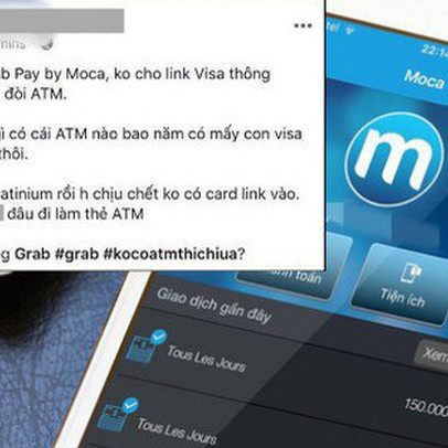 Khách kêu trời vì những bất tiện từ Grab: Visa và Master Card "vô dụng", phải có ATM mới dùng được ví GrabPay by Moca