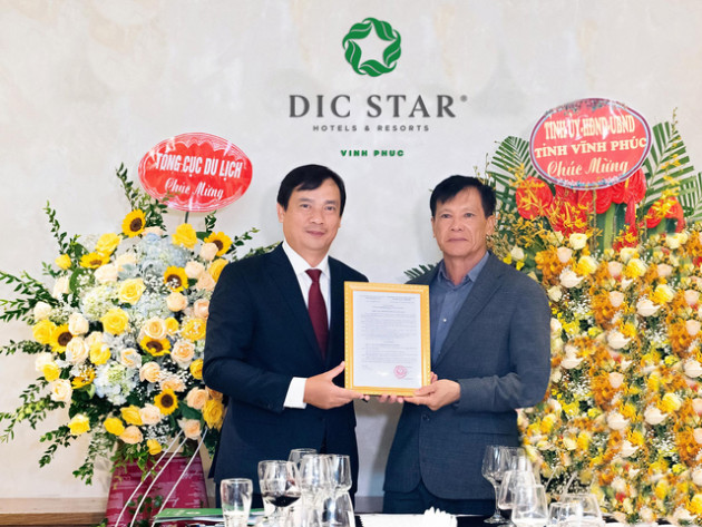 Khách sạn DIC Star Vĩnh Phúc được công nhận đạt chuẩn 5 sao - Ảnh 1.