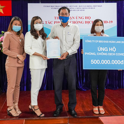 Khải Hoàn Land chung tay phòng chống đại dịch Covid-19