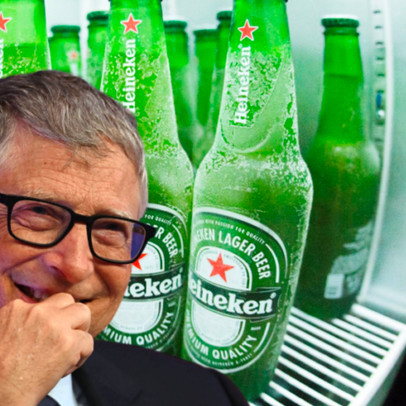 Khẳng định 'không thích nhậu nhẹt', nhưng Bill Gates vừa chi gần 1 tỷ đô để mua cổ phiếu Heineken