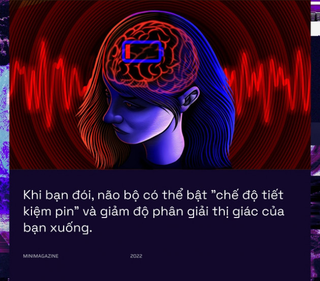 Khi bạn đói, não bộ có thể bật chế độ tiết kiệm pin và giảm độ phân giải thị giác của bạn xuống - Ảnh 1.