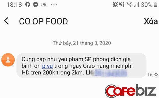 Khi các ông lớn bán lẻ chuyển mình thời COVID-19: Các bạn cứ ngồi yên khi Tổ quốc cần, VinMart, Coop Mart... sẽ chạy đến, không mất phí giao hàng - Ảnh 2.