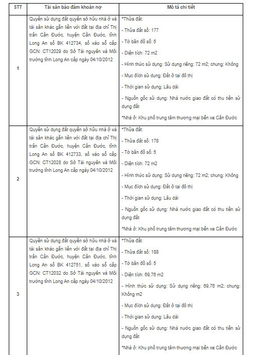 Khoản nợ gốc vỏn vẹn 8 triệu đồng của công ty địa ốc được ngân hàng rao bán với giá 3,6 tỷ đồng - Ảnh 1.