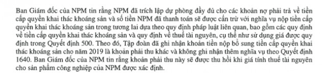 Khoản Nợ tiềm tàng trên báo cáo tài chính của Masan liên quan đến một kim loại quý - Ảnh 3.