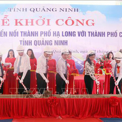 Khởi công xây dựng đường bao biển nối Hạ Long và Cẩm Phả