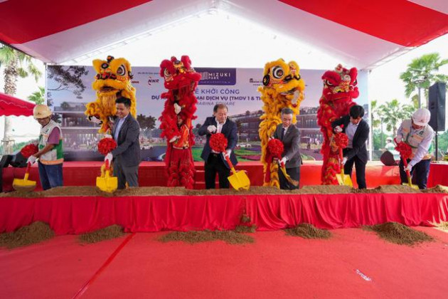Khởi công xây dựng phố thương mại dịch vụ tại Mizuki Park - Ảnh 1.