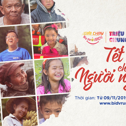 Khởi động giải chạy “Nụ cười BIDV - Tết ấm cho người nghèo 2020” ngày 9/11