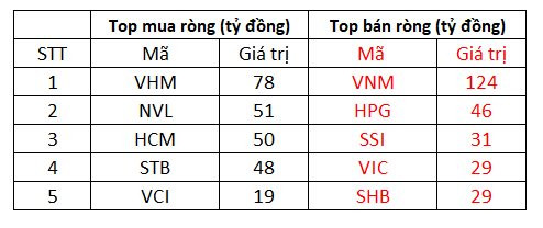 Khối ngoại mua ròng nhẹ trong phiên thị trường giằng co, tiếp tục gom VHM, NVL - Ảnh 1.