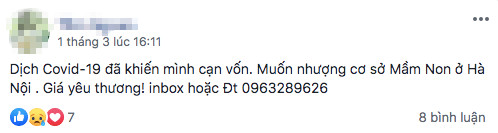 Không có nguồn thu suốt 2 tháng, nhiều trường mầm non tư thục trên cả nước phải đóng cửa, sang nhượng giữa dịch Covid - Ảnh 3.