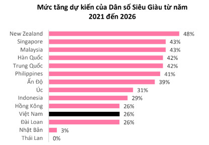 Knight Frank: Tài sản các tỷ phú vẫn tăng mạnh trong năm 2021, dân số giàu Việt Nam dự tăng 40,8% nhờ sự sôi động của dòng nguồn vốn FDI - Ảnh 1.