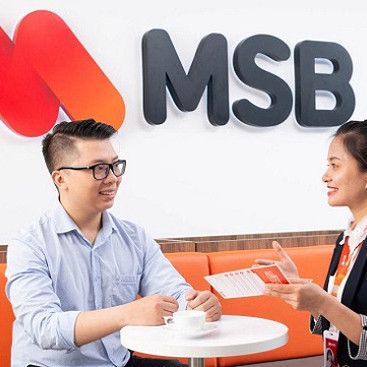 Lãi 6 tháng MSB tăng 72% nhờ chứng khoán