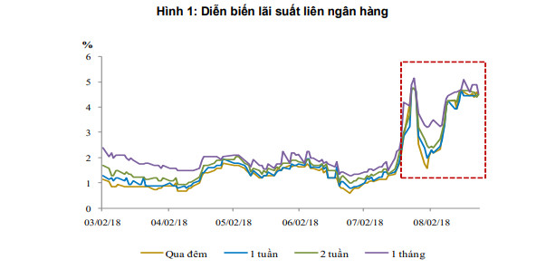 Lãi suất đang chịu áp lực tăng trong ngắn hạn - Ảnh 1.