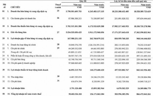 Lãi từ công ty liên doanh liên kết giảm một nửa, VnSteel (TVN) báo lãi 9 tháng giảm 43% so với cùng kỳ - Ảnh 1.