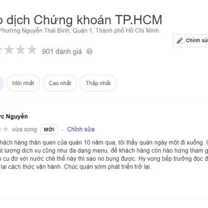 Làn sóng bức xúc của nhà đầu tư chứng khoán lan rộng, HoSE phải hứng "bão" đánh giá 1 sao trên Google