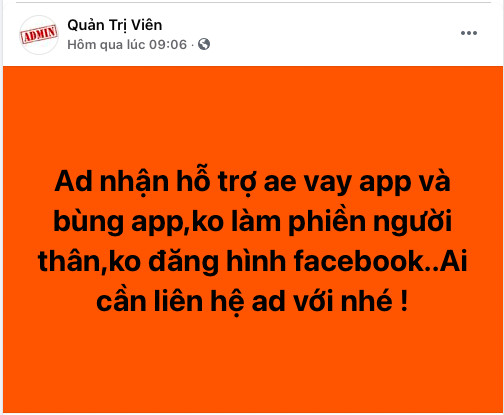 Lập hội quỵt tiền ứng dụng cho vay trên mạng xã hội - Ảnh 2.