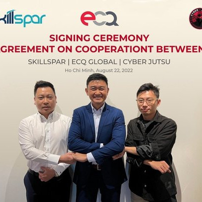 Lễ ký kết đầu tư giữa ECQ Global và CyberJutsu