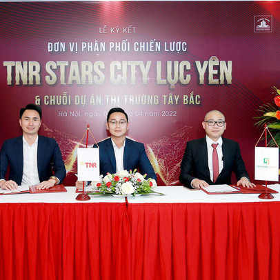 Lễ ký kết nhà phân phối chiến lược dự án TNR Stars City Lục Yên