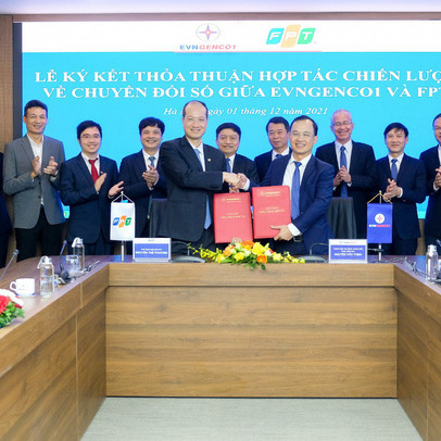 Lễ ký kết thỏa thuận hợp tác chiến lược giữa FPT và EVNGENCO1