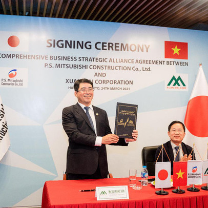 Lễ ký kết thỏa thuận hợp tác giữa P.S. Mitsubishi và Xuân Mai Corp