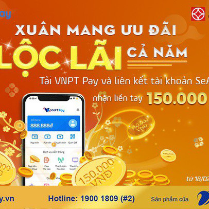 Lì xì 150.000đ khi liên kết ví VNPT Pay - SeABank