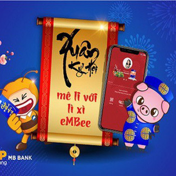 Lì xì online thời 4.0 trên App Ngân hàng MBBank