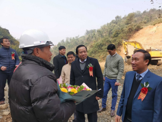 Licogi 13 tổ chức lễ ngăn sông Thủy điện Sông Nhiệm 3 - Ảnh 2.