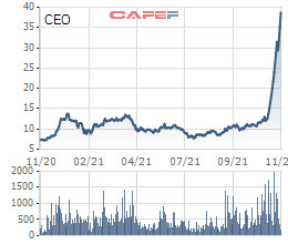 Lộ diện những cổ phiếu tăng bằng lần trong tháng 11: Quán quân tăng thần tốc từ vùng 1x lên 14x chỉ trong 1 tháng - Ảnh 4.