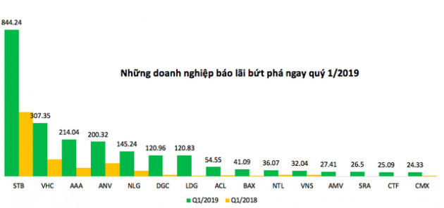 Lộ diện những doanh nghiệp có lợi nhuận “bứt phá” trong quý 1 - Ảnh 1.