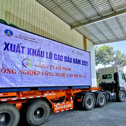 Lô gạo xuất khẩu đầu năm 2021 được giá cao