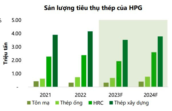 Lợi nhuận 2023 của Hoà Phát, Hoa Sen và Nam Kim được dự báo ra sao sau cơn bĩ cực? - Ảnh 1.