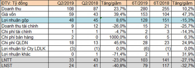 Long Hậu (LHG): Không còn phát sinh doanh thu bán đất nền; LNST quý 2 giảm 41% so với cùng kỳ - Ảnh 2.