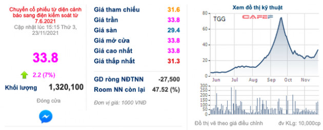 Louis Capital (TGG) bật trần trở lại lên 33.800 đồng/cp, sắp trình kế hoạch phát hành tăng vốn gấp 2,5 lần với giá 20.000 đồng/cp và miễn nhiệm ông Đỗ Thành Nhân khỏi HĐQT - Ảnh 1.