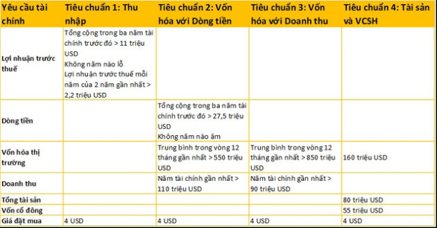 Lựa chọn niêm yết trên sàn cao cấp nhất của Nasdaq, Vinfast phải đáp ứng những tiêu chí gì? - Ảnh 1.