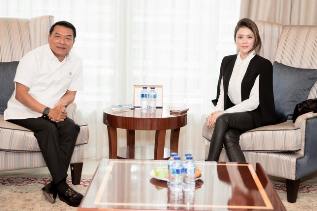 Lý Nhã Kỳ gặp gỡ Chánh Văn phòng Phủ Tổng thống Indonesia