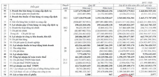 Mảng hạ tầng điện nước lãi lớn, LNST quý 3 của Cơ điện lạnh REE tăng 32% so với cùng kỳ - Ảnh 1.