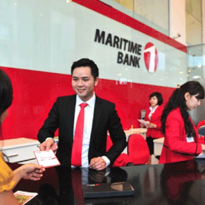 Maritime Bank: Lãi từ dịch vụ tăng gần gấp rưỡi trong năm 2017