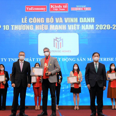 Masterise Homes được vinh danh Top 10 Thương hiệu mạnh Việt Nam 2021