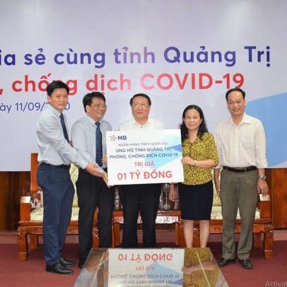 MB ủng hộ Quảng Trị 1 tỷ đồng chống dịch Covid-19