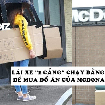 McDonald’s chỉ phục vụ khách đi ô tô trong mùa dịch, người người thi nhau lái xe 'rởm' xếp hàng để mua đồ ăn