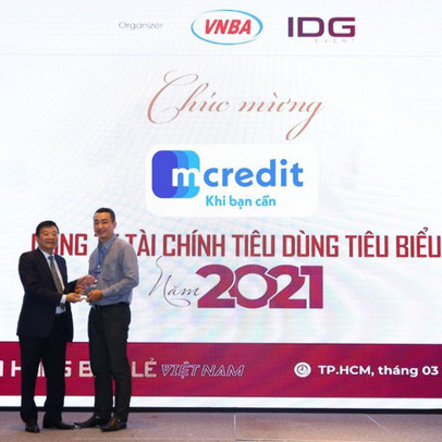 Mcredit nhận giải thưởng công ty tài chính tiêu dùng tiêu biểu năm 2021