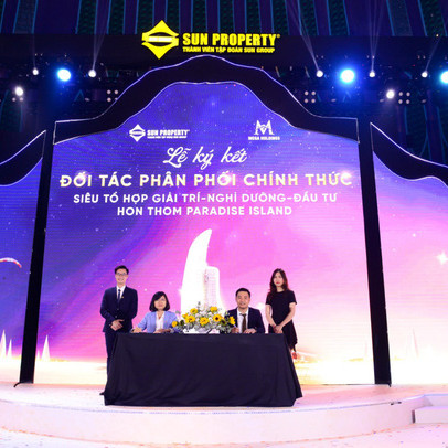 Mega Holdings hợp tác cùng Sungroup phân phối Hon Thom Paradise Island