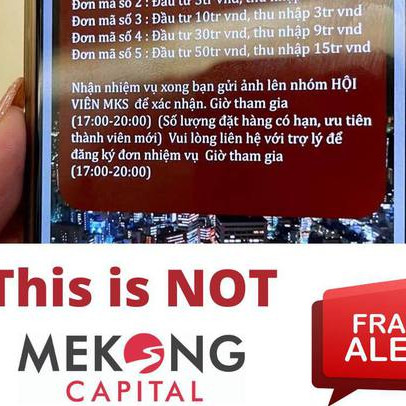 Mekong Capital bị giả mạo tên tuổi để kêu gọi đầu tư tiền