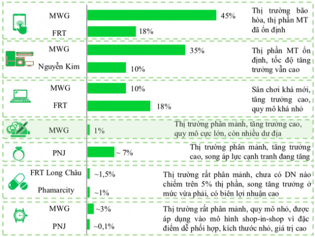Mô hình bán lẻ hiện đại mới chỉ dừng lại ở Bách Hoá Xanh, VinMart, FPT Shop, Pharmacity… vẫn còn rất nhiều ngành đang chờ khai phá - Ảnh 4.