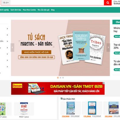 Mô hình bán sách trực tuyến độc đáo mang tên Daisan Books