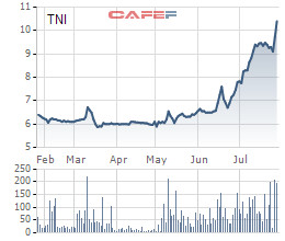 Mở rộng thị trường xuất khẩu, cổ phiếu TNI lần đầu vượt mệnh giá trong năm 2018 - Ảnh 1.